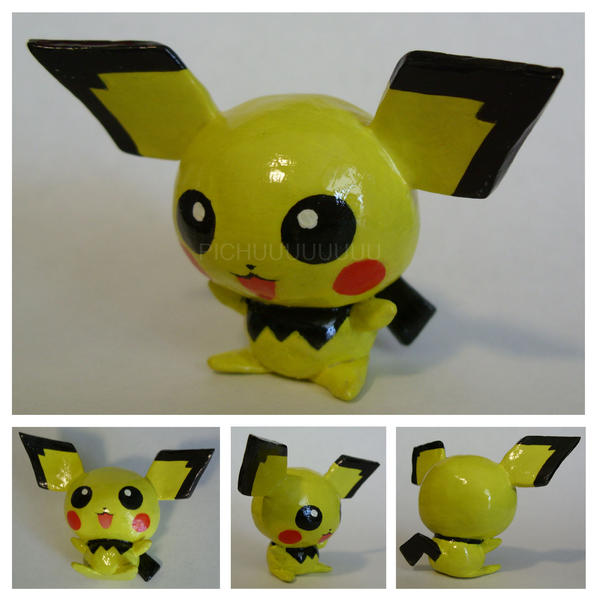 Handmade Pichu Sculpture