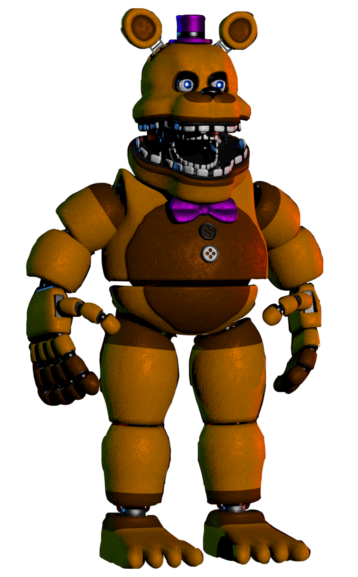 Freddy Fazbear Full Body by BereBearArt on DeviantArt