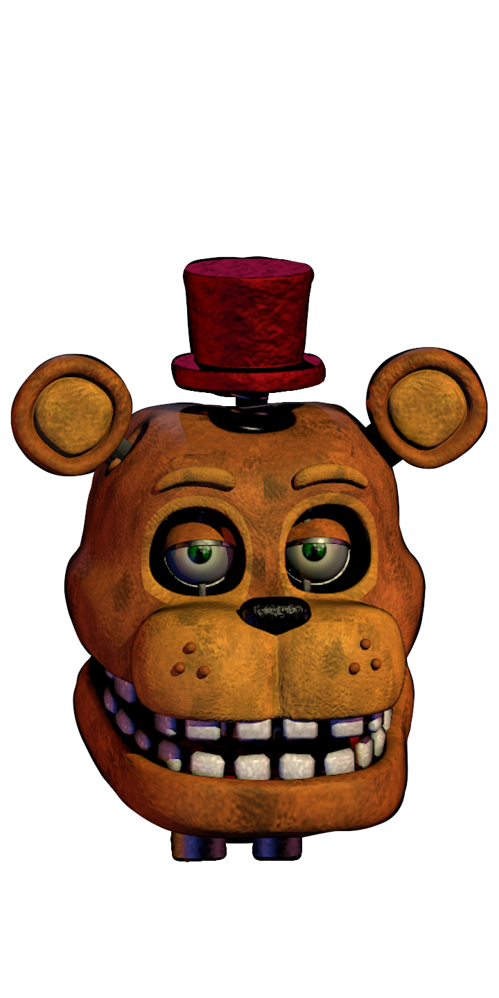 Withered Freddy head now dirty #slenderminecart #witheredfreddy