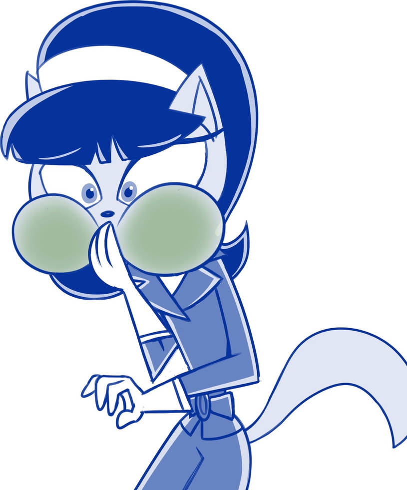 kitty katswell puffy cheeks art by Alrucker on DeviantArt