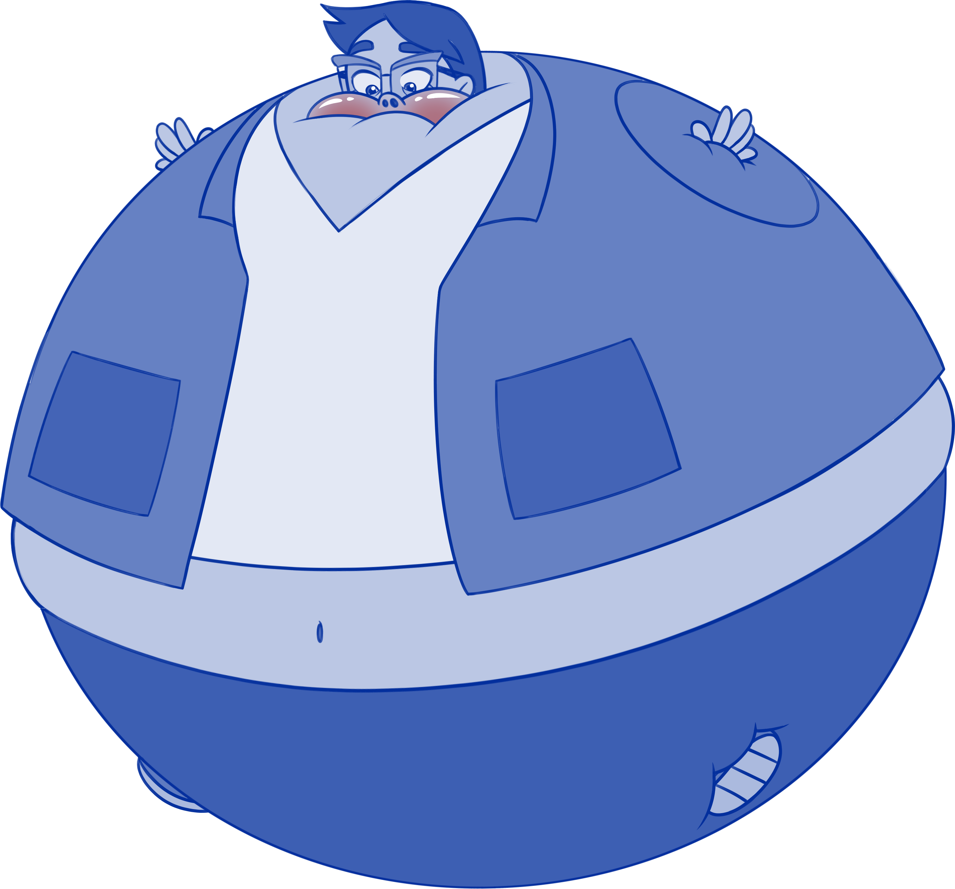 Camila Noceda blimp inflation art by Alrucker on DeviantArt