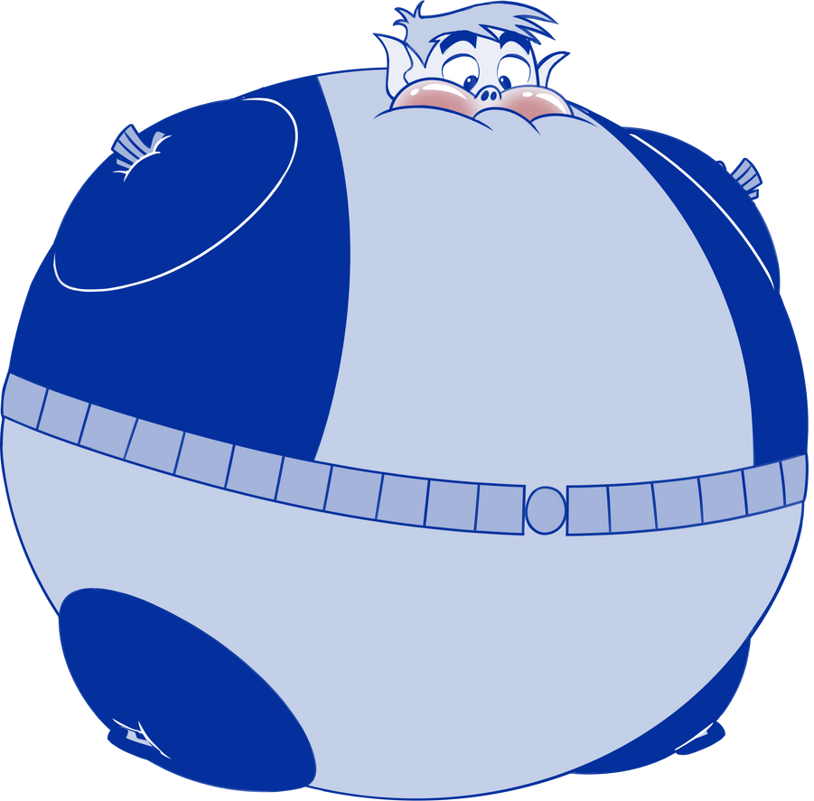 Merboy Inflatcion Beast Boy blimp inflation art by Alrucker on DeviantArt
