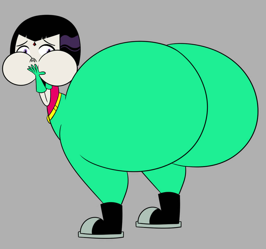 Ravin Inflation Raven big butt inflation by Alrucker on DeviantArt