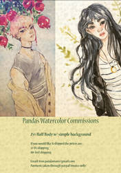 Watercolor Commissions open