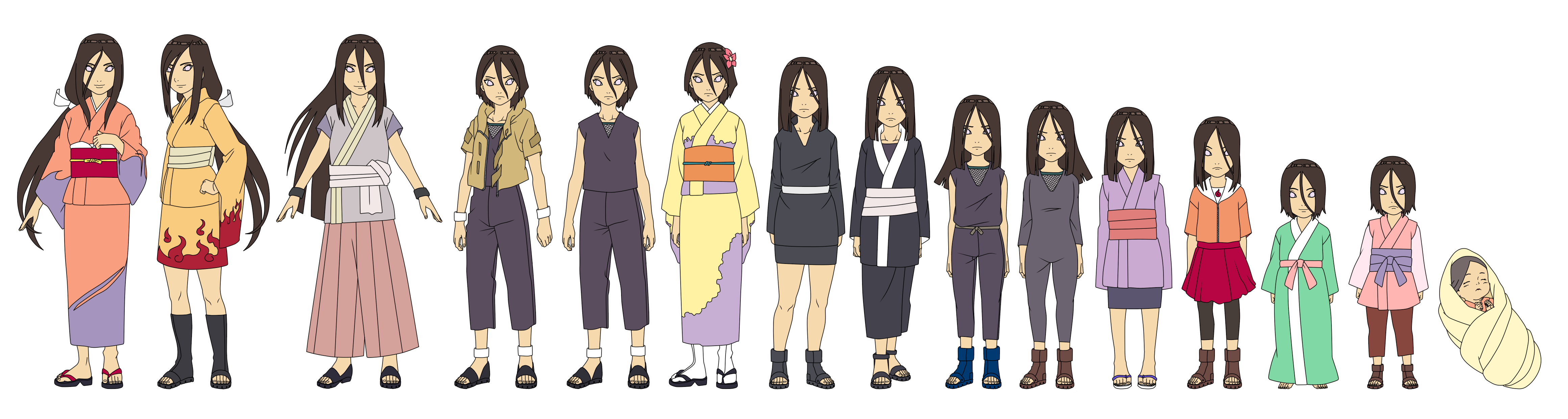 Hanabi Color Hanabi Hyuuga Outfit Color by SunakiSabakuno on DeviantArt