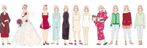 Sakura Haruno New Era 1 Outfit Color
