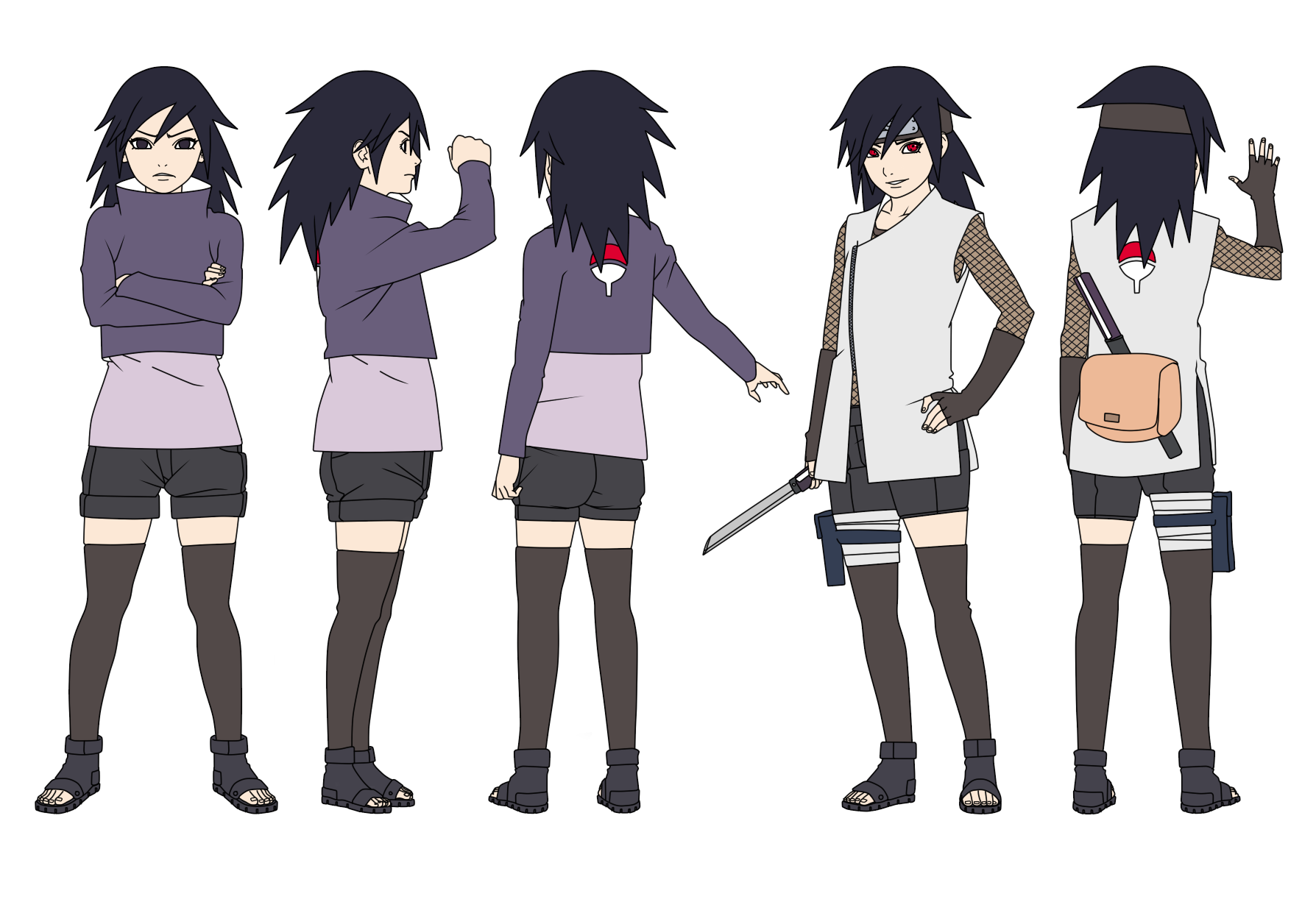 Mikoto Uchiha SxK child Color