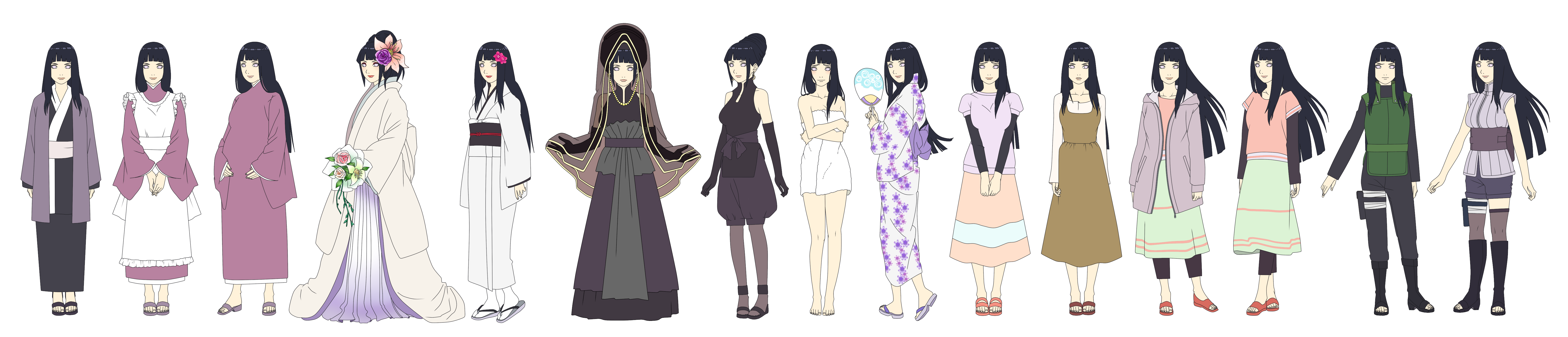 Hyuga Hinata New Era 1 Outfit Color by SunakiSabakuno on DeviantArt