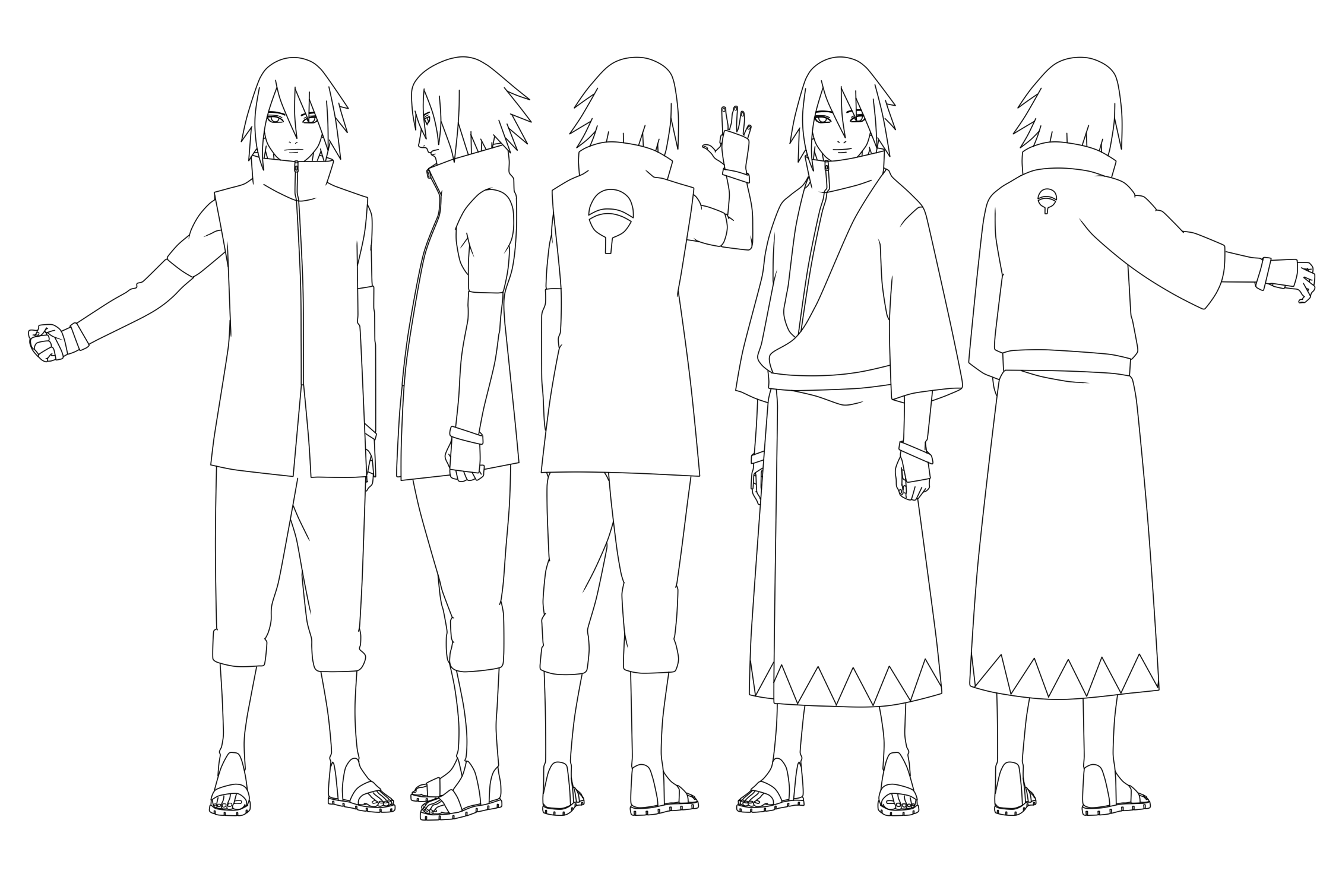 Itame Uchiha (12 years later) Outlines