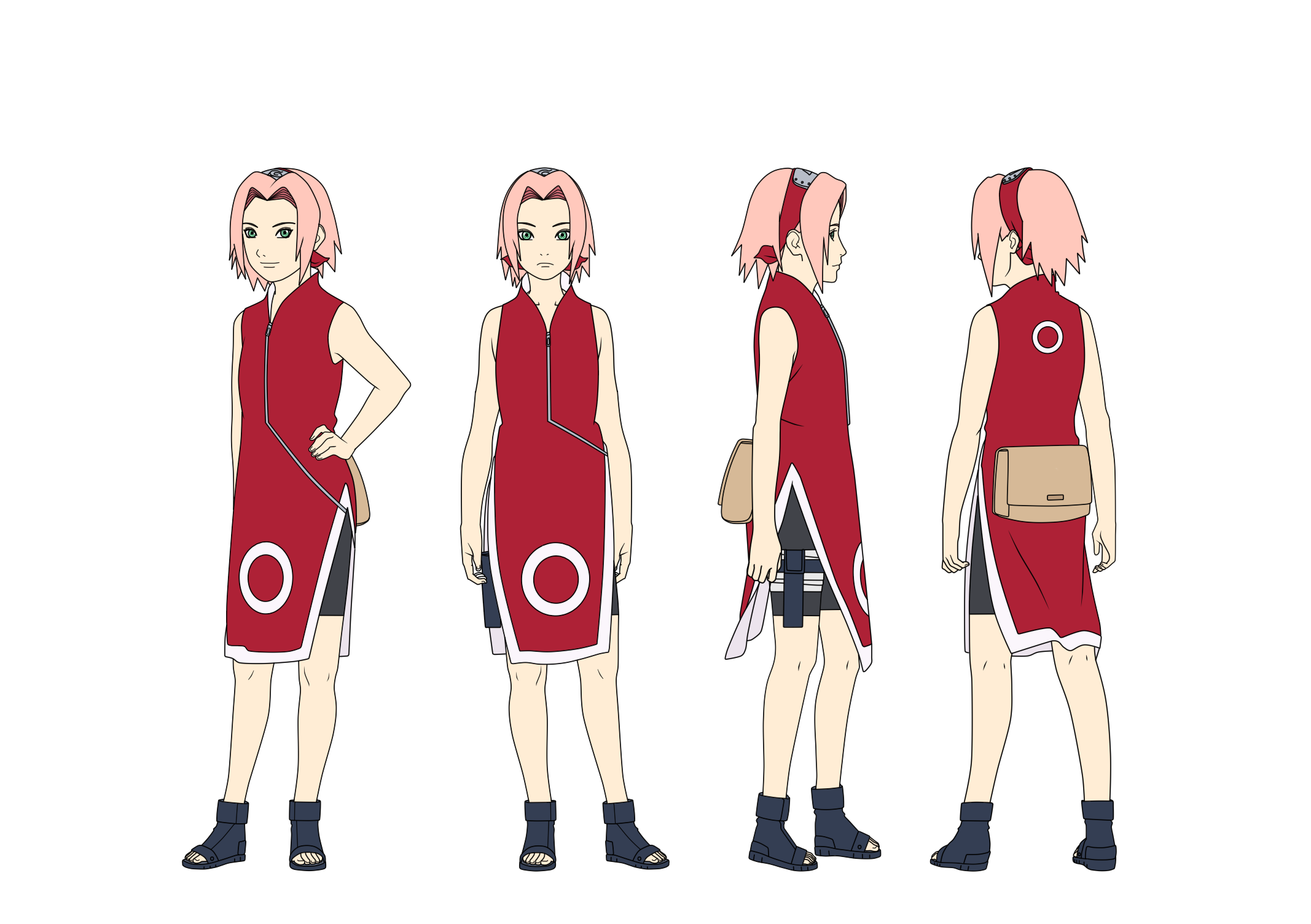 Sarada Uchiha (12 years later) Color by SunakiSabakuno on DeviantArt