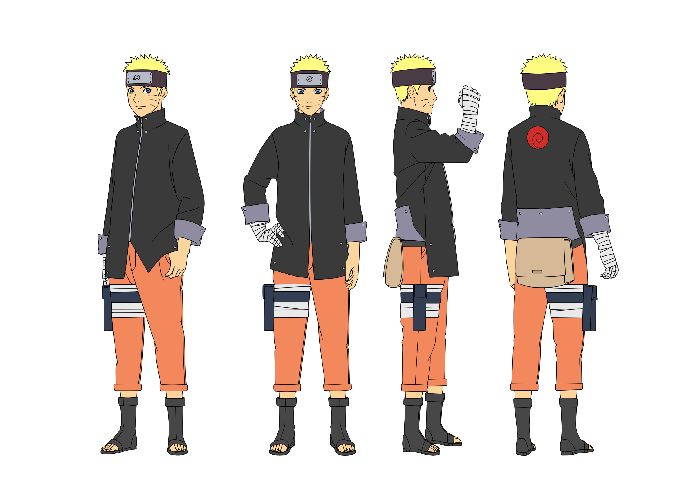 Naruto Uzumaki (19) Outfit 1 Color by SunakiSabakuno on DeviantArt