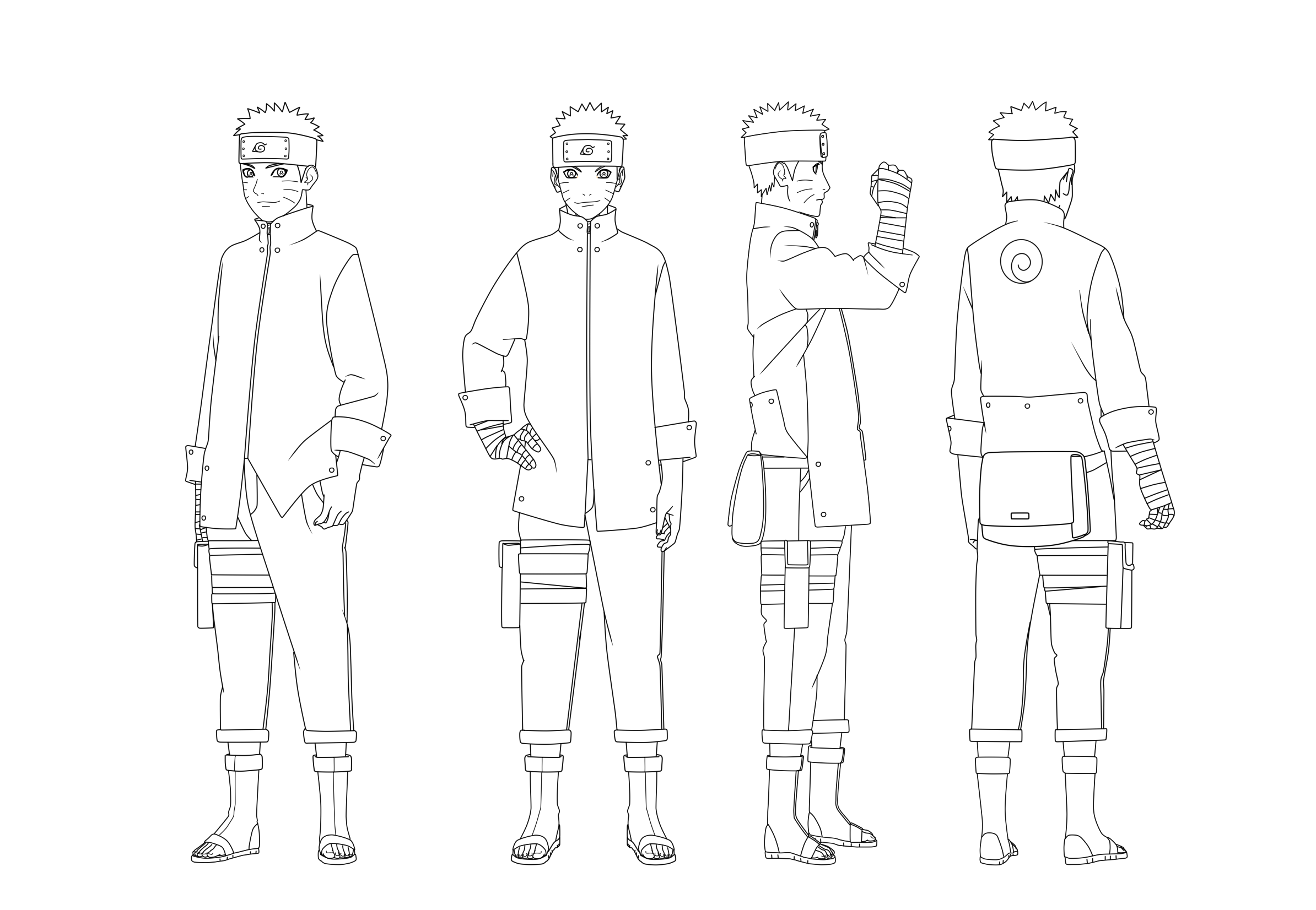 Naruto Uzumaki (19) Outfit 1 Color by SunakiSabakuno on DeviantArt