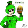 Hit-girl St. Patrick's day