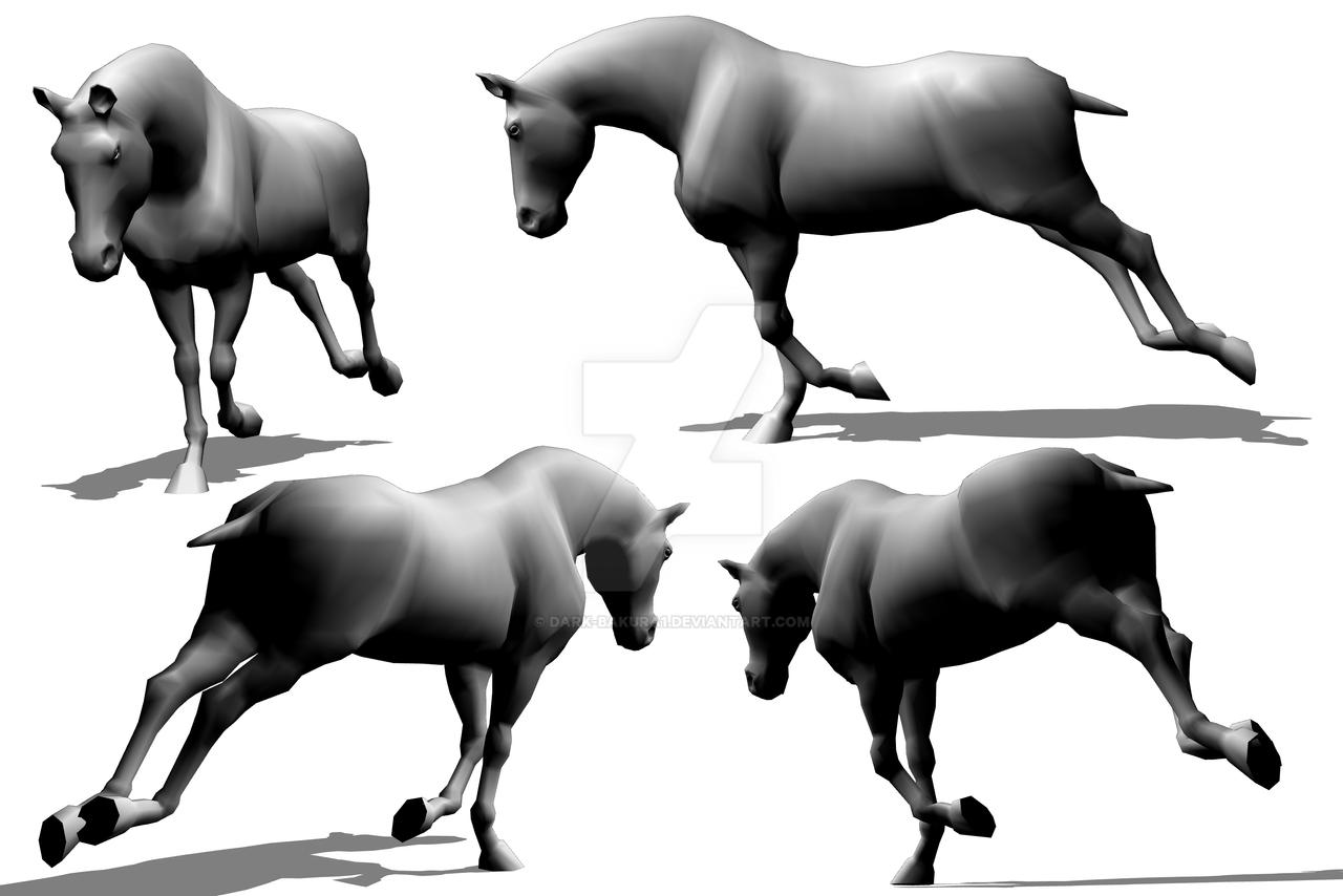 Dynamic Horse Reference Horse Poses 3 by Dark-Bakura1 on DeviantArt