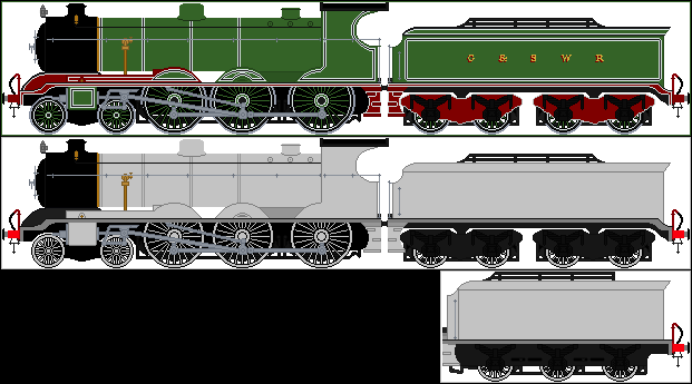 GSWR 381 1922 Proposed rebuilt by JosephTheWellTank on DeviantArt