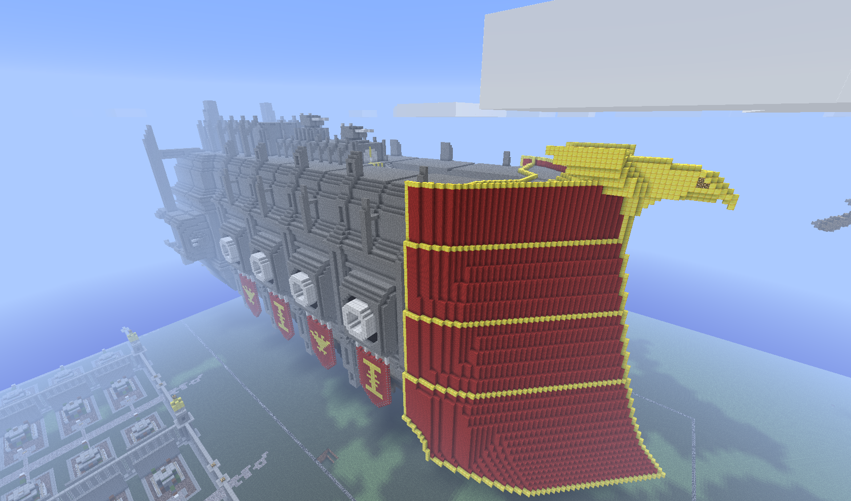 Minecraft 40k spaceship by Bisyx on DeviantArt