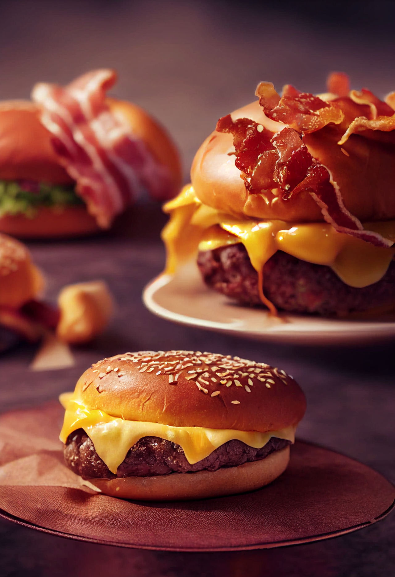 Beef Burger with Bacon by Ziov1 on DeviantArt