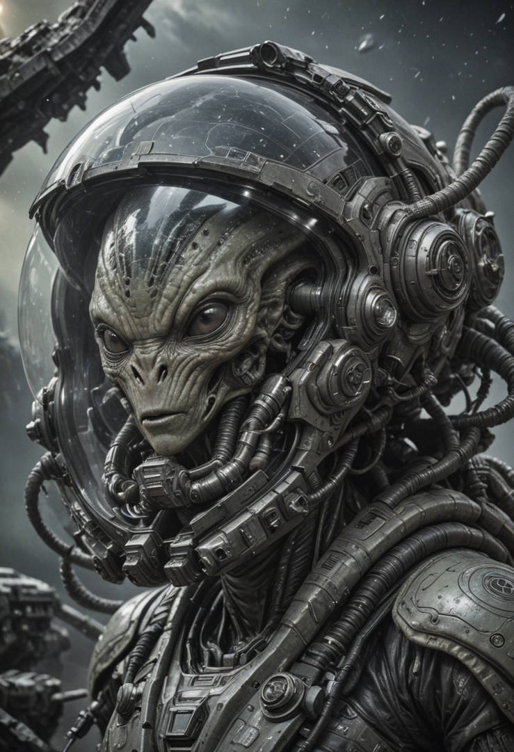 Alien Pilot by Ziov1 on DeviantArt