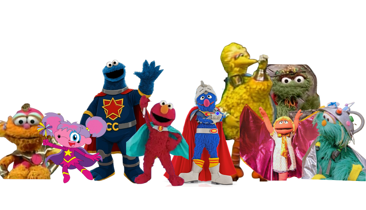 Spaghetti Space Module Sesame Street Spaghetti Space Chase All Heroes by jonlabi on DeviantArt