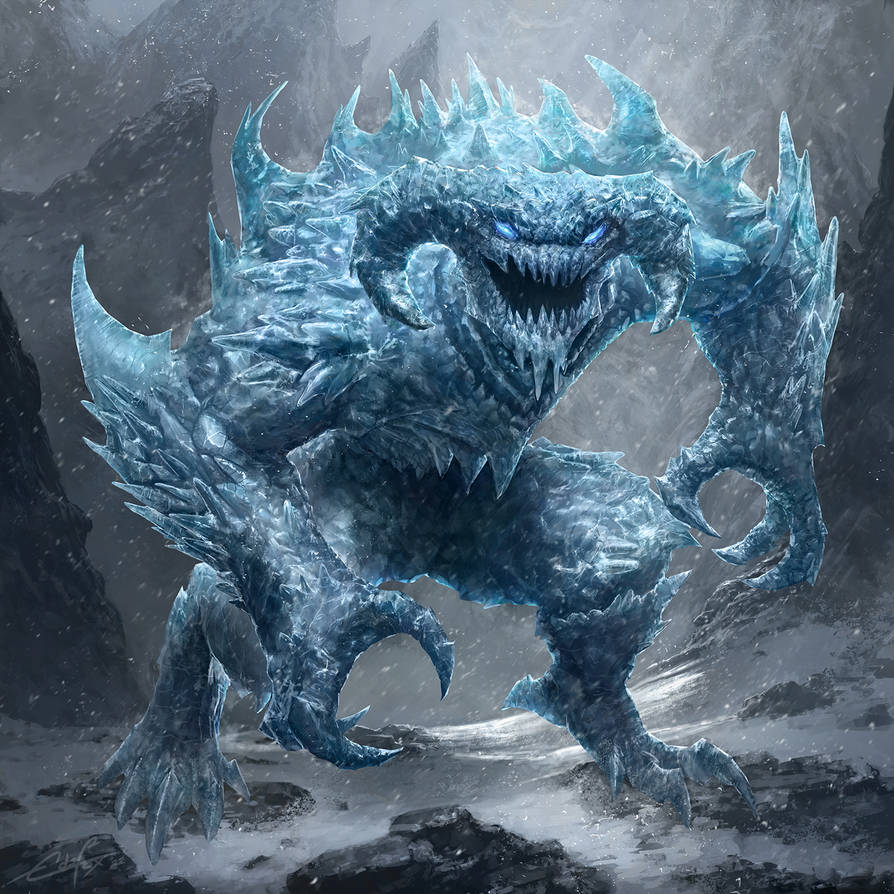 Ice Monster by edsfox on DeviantArt
