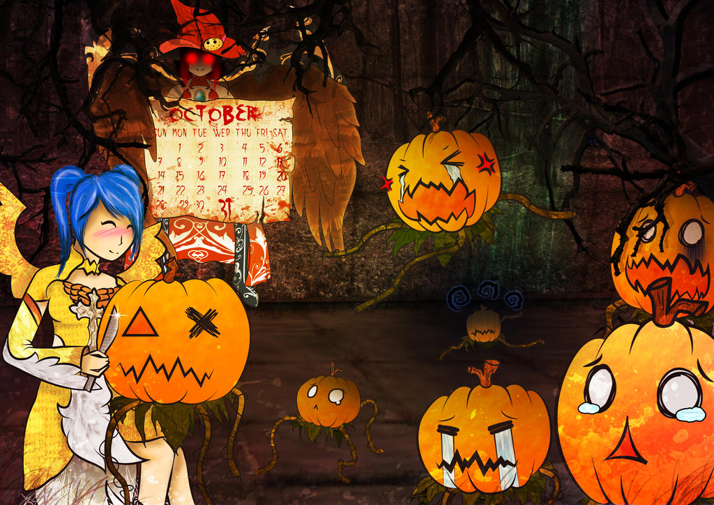 Aika Halloween night by Lucapuuk
