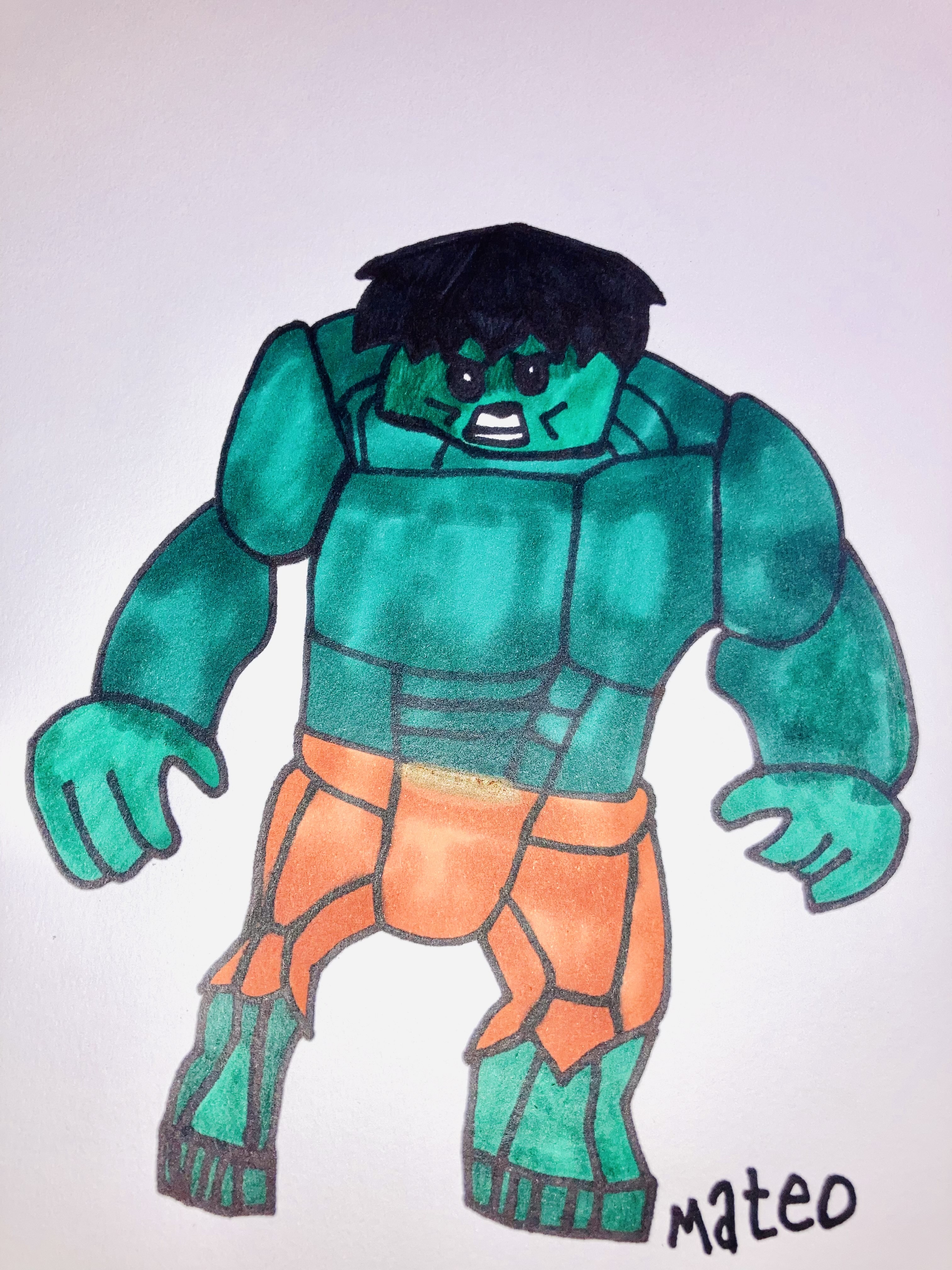 Lego Hulk by on DeviantArt