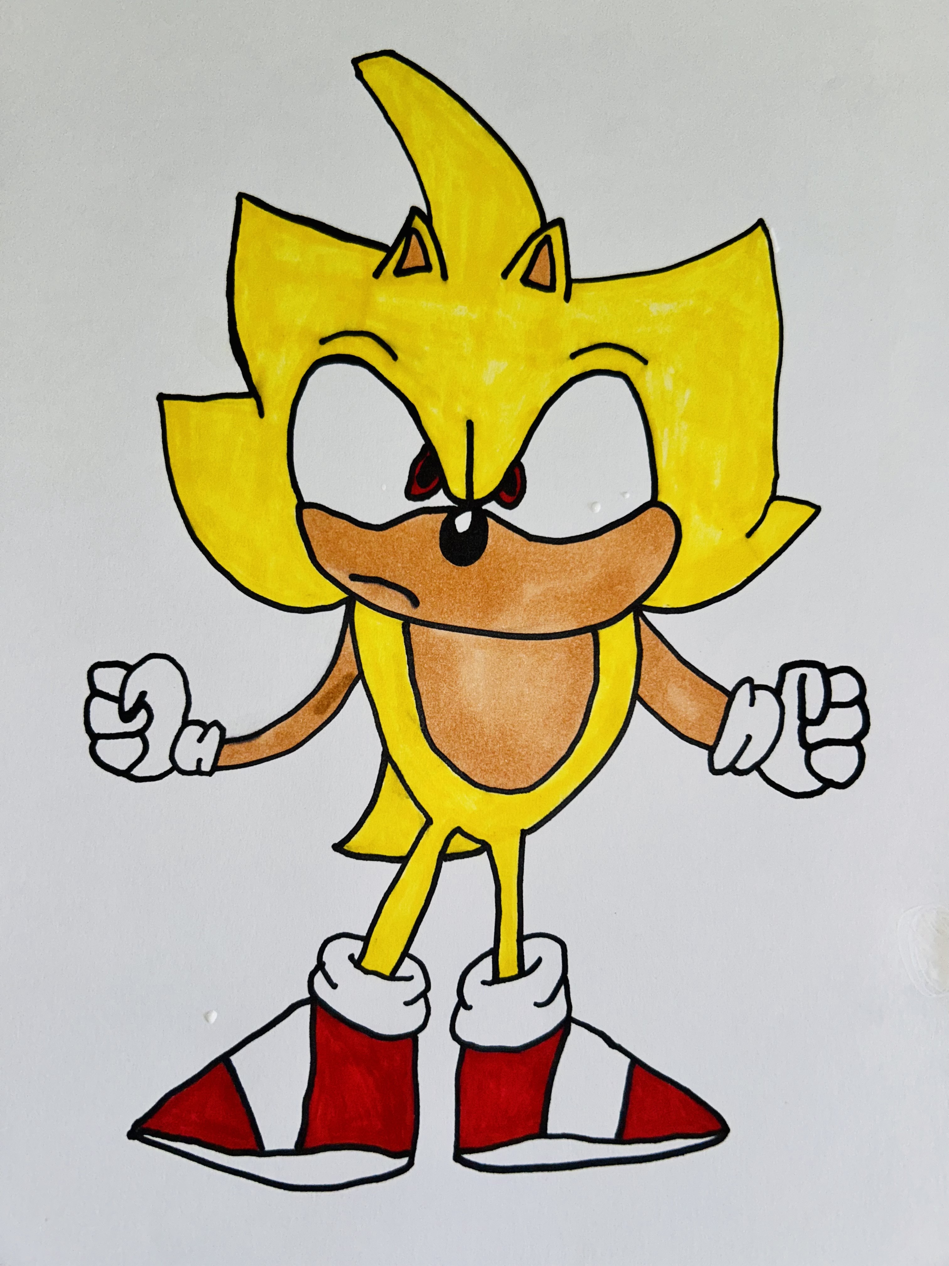 Super Sonic by VGAfanatic  Dibujos de la infancia, Sonic, Dibujos
