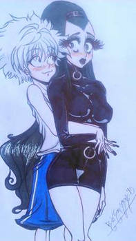 Killua and Charlotte again xDDDDDD