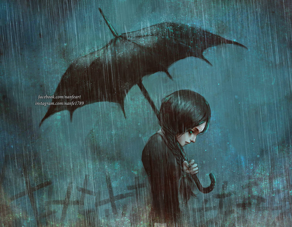 wednesday rain by NanFe on DeviantArt