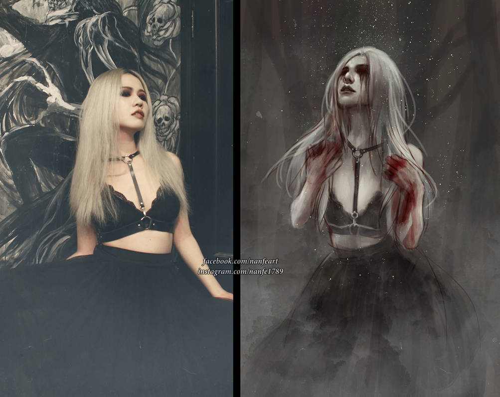 shadow eyes OOTD by NanFe