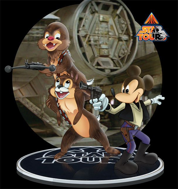 Mick Solo and Chipie