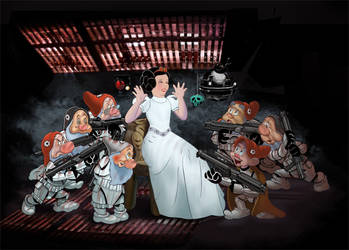 Snow White n 7 Stormtroopers