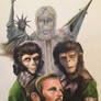 Planet of the Apes Watercolor