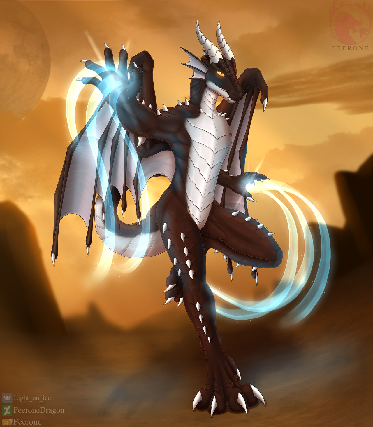 StormStreaks the Dracthyr by FeeroneDragon on DeviantArt