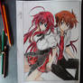 Rias and Issei from High School DXD