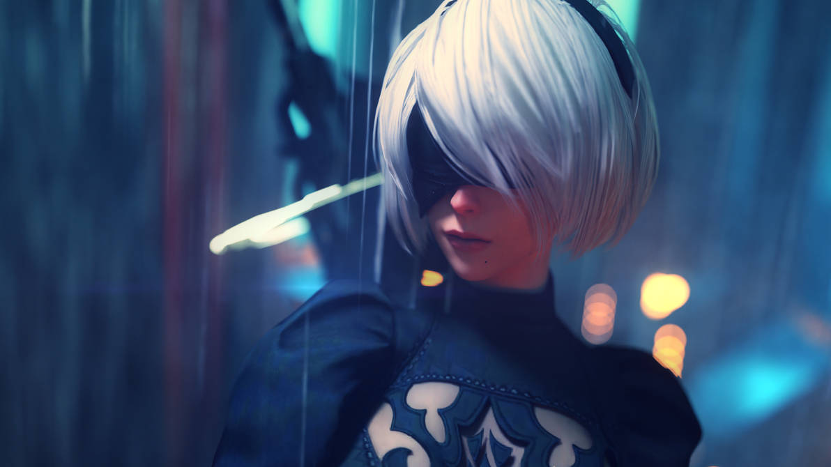 Angry 2b 2B by clumsynekooo on DeviantArt