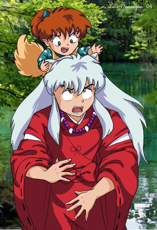 Shippo And Inuyasha By Irishgirl982 On DeviantArt.