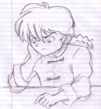 Angry Brooding Ranma