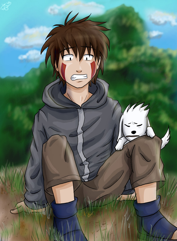 Kiba and Akamaru by irishgirl982 on DeviantArt Kiba and Akamaru by irishgirl982 on DeviantArt