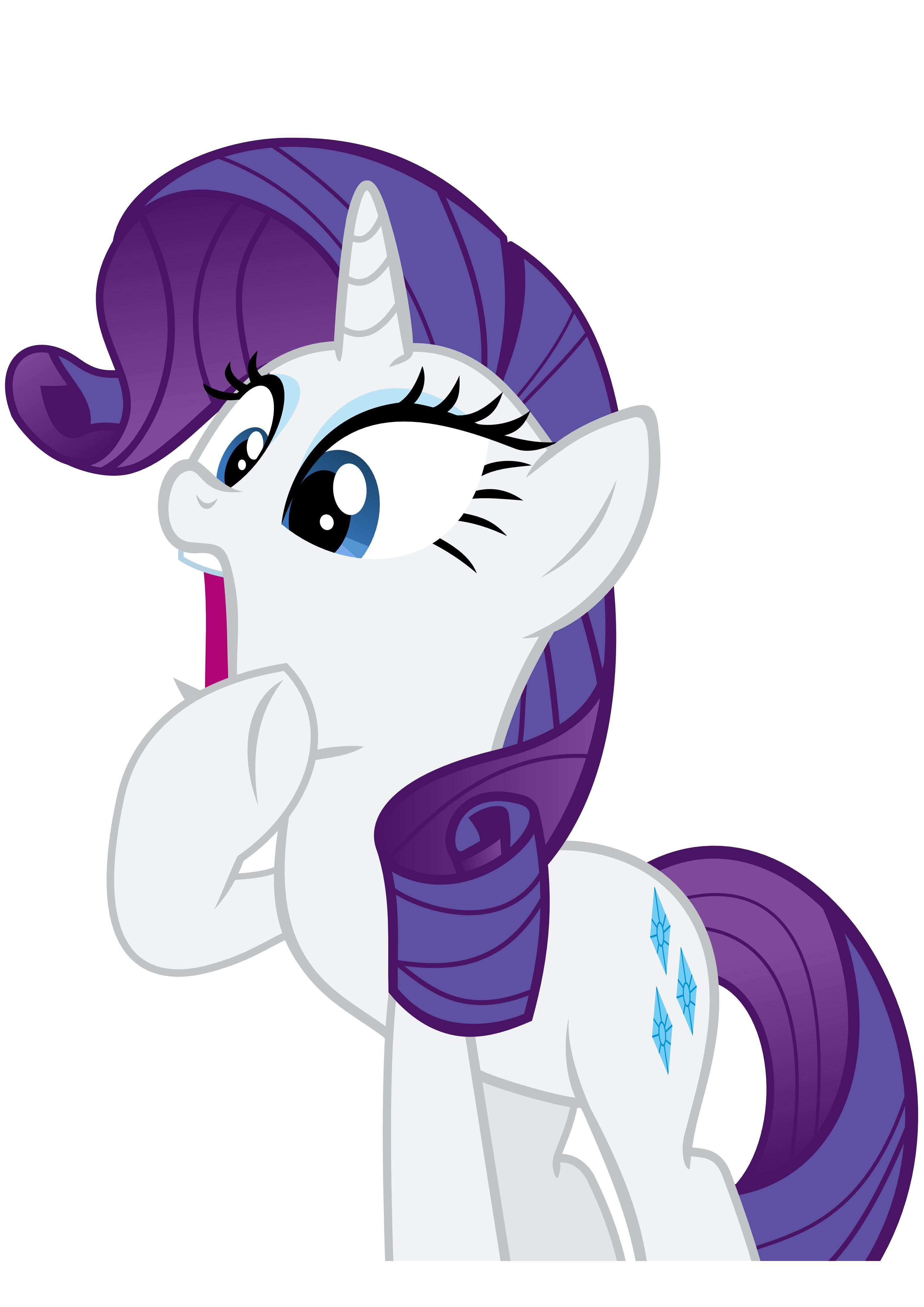 Rarity Gasp Vector