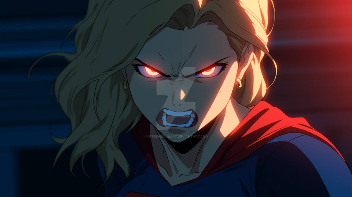 Angry Supergirl by Petesvisualart on DeviantArt