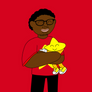 Benjamin hugs Starby
