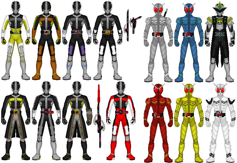 Simple Kamen Rider Misc Kamen Riders by Randoman92 on DeviantArt