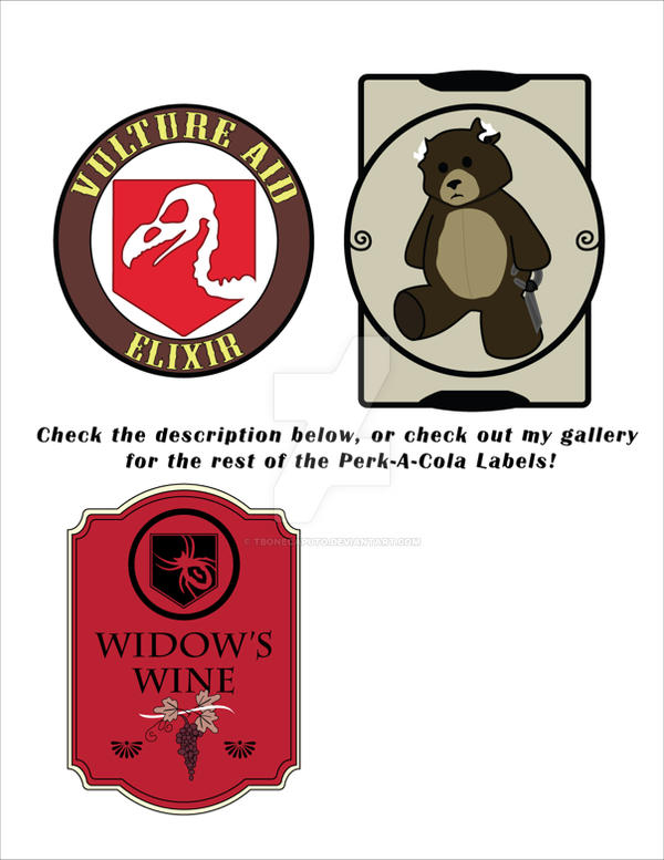 Perk-A-Cola Labels 4 by TBoneCaputo on DeviantArt