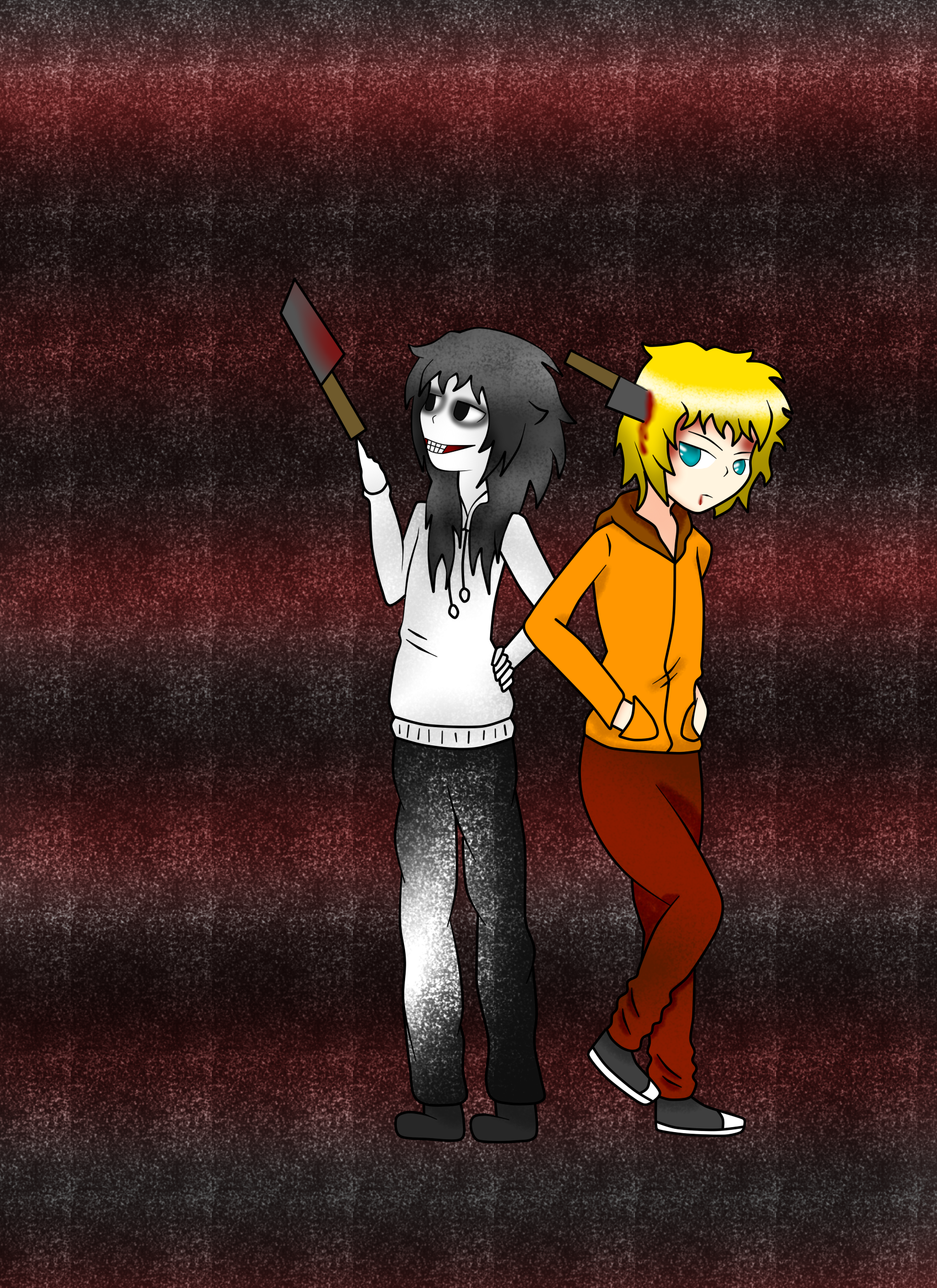 Jeff the Killer And Kenny McCormick