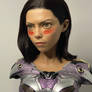 Life size bust of Alita the Battle Angel