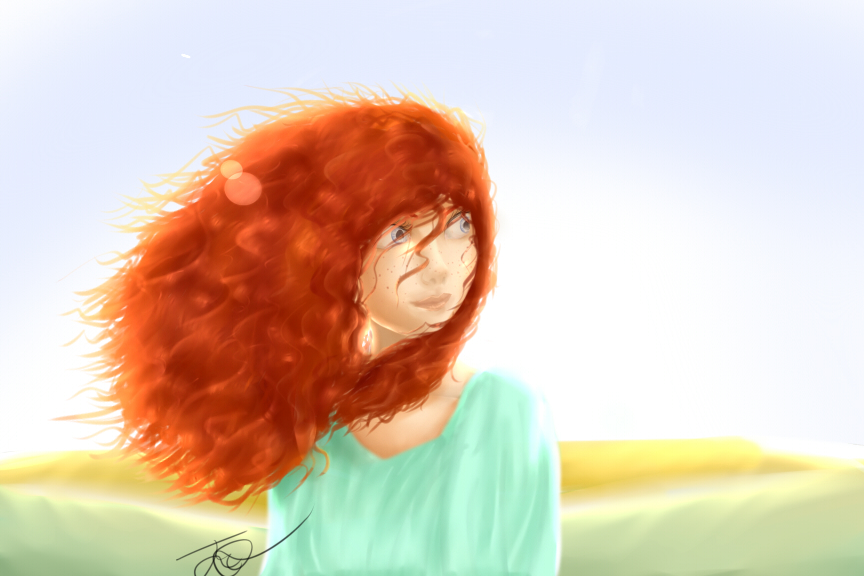 Windy Day [Disney Fan Art]