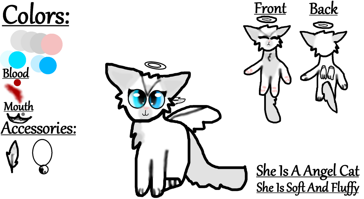 New Angel Ref Sheet by PikaTheCat on DeviantArt