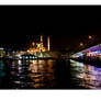 Istanbul Galata Bridge Night