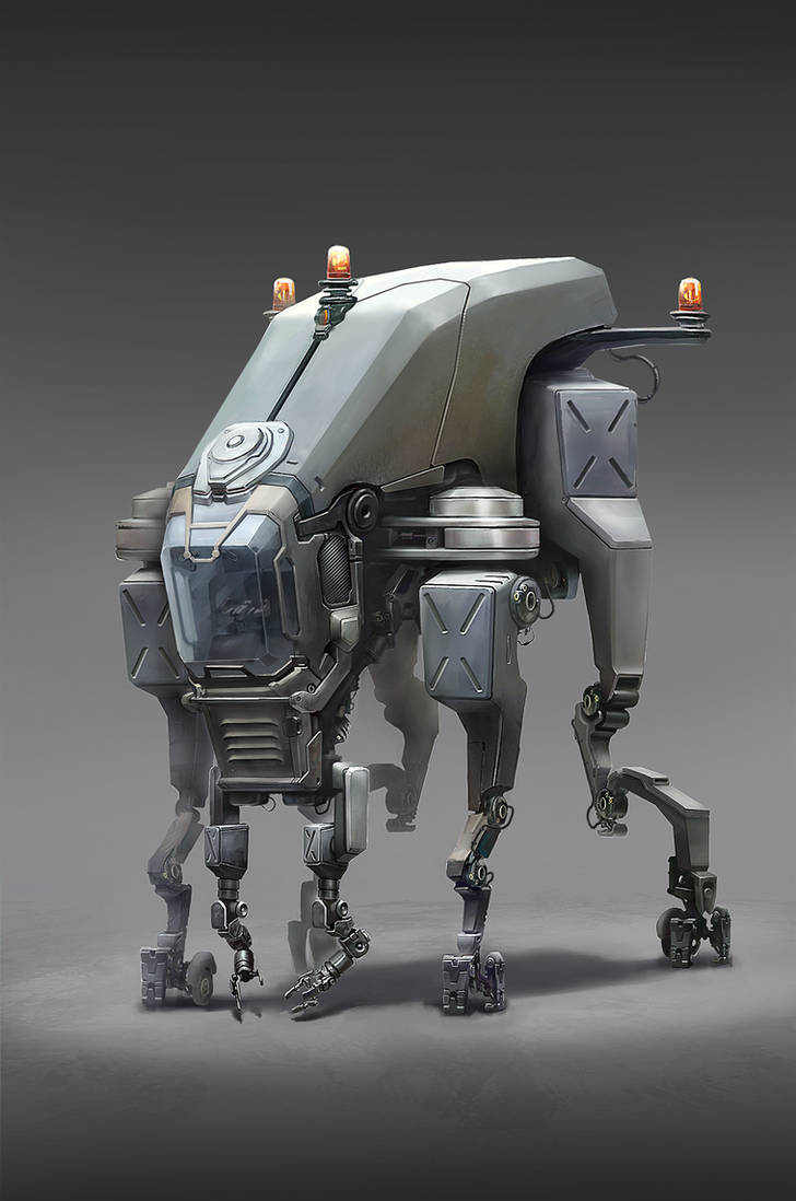 Utility Mech 02 by Callergi on DeviantArt